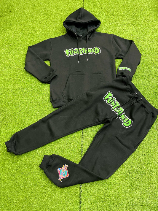 Flintstoned Jogger Sets (Slime Green)