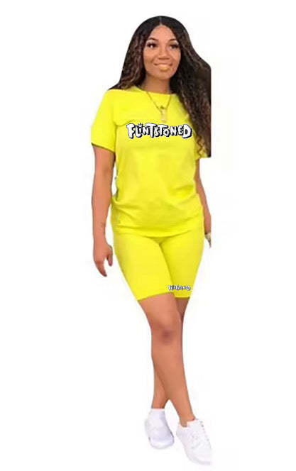 Flintstoned Biker Set (Yellow)
