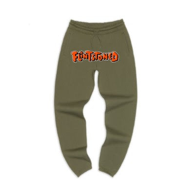 Flintstoned Stacked Sets (Olive/Orange)